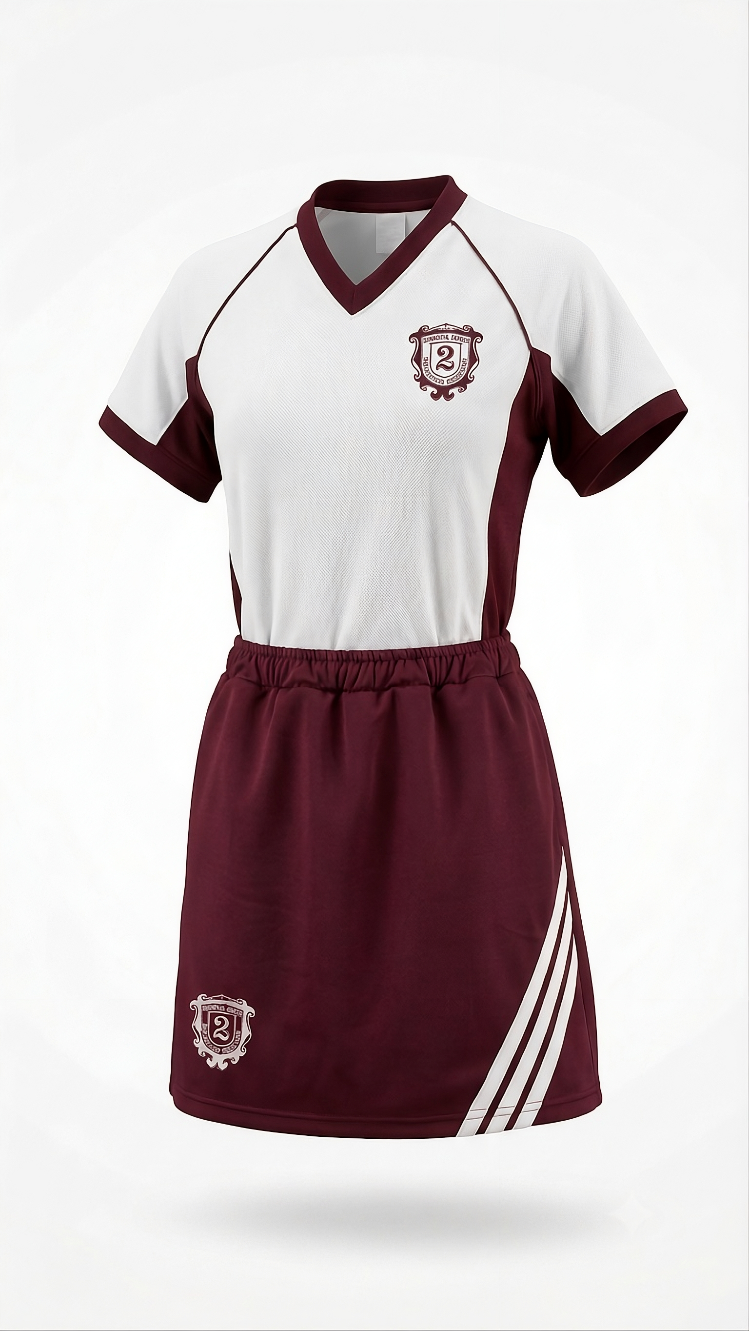 Conjunto de falda y playera deportiva Federal 2